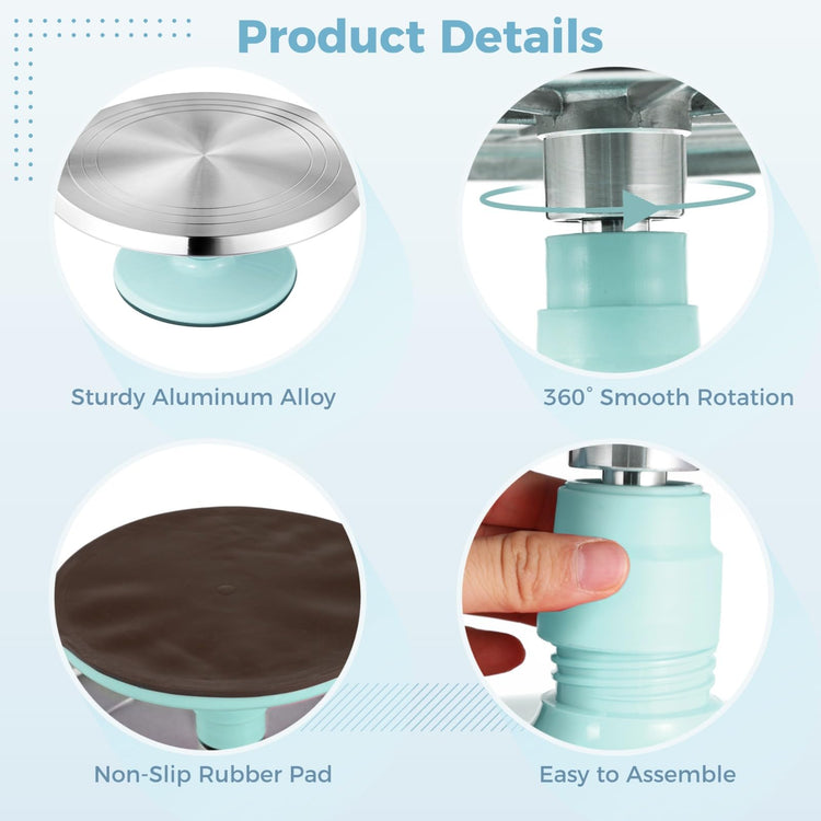Aluminium Alloy Revolving Cake Stand