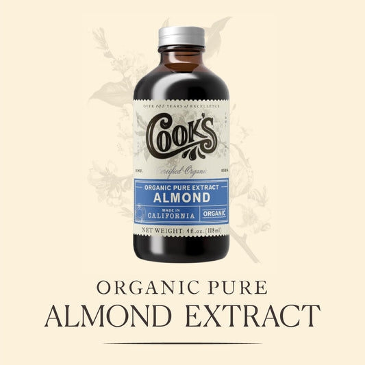 Organic Pure Almond Extract (128 Fl Oz)