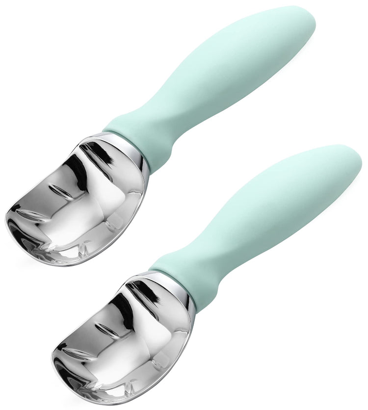 Heavy Duty Metal Ice Cream Scoop for Kitchen (2 Count)