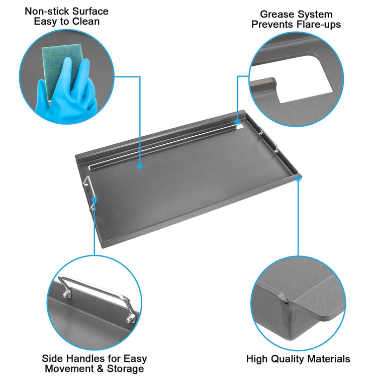 Full Size Griddle Inserts for Weber Summit 600 Series Grills