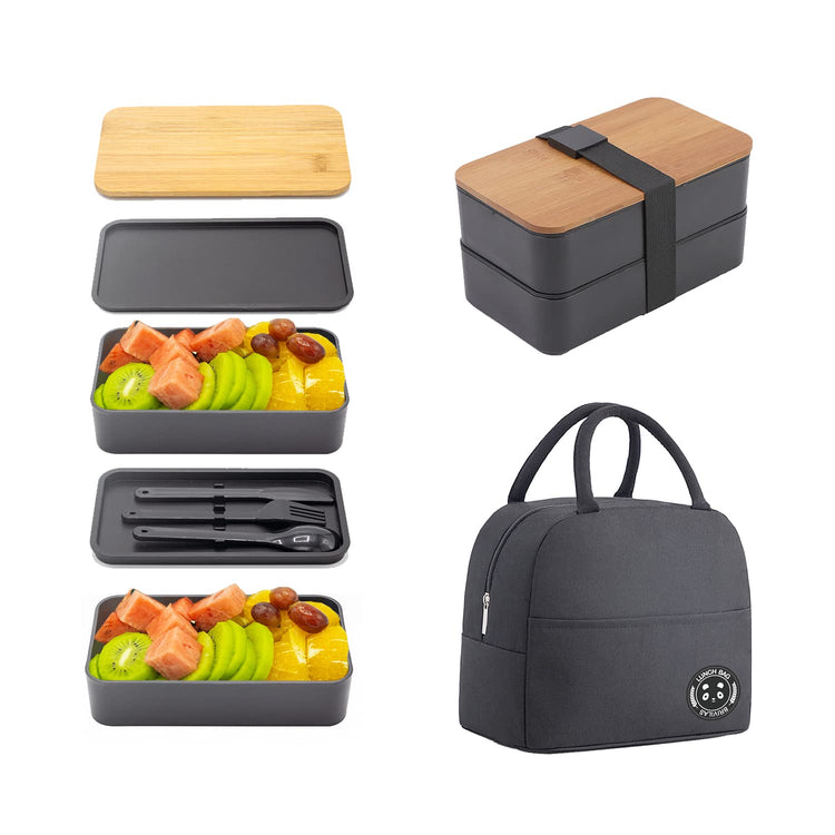 Bento Box Adult Lunch Box with lunch bag
