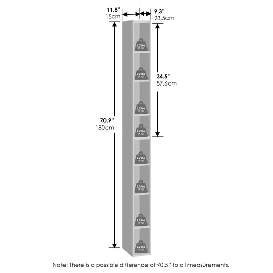 Fulda 8 Tier Closet Organizers and Storage