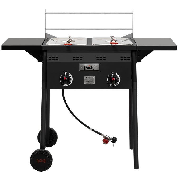 Outdoor Propane Deep Fryer with Rolling Cart