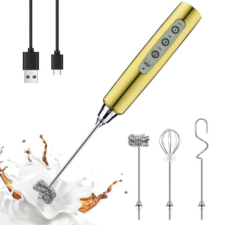 Handheld Milk Frother Wand for Coffee