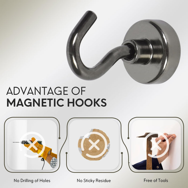 Magnetic Hooks (15 Count)