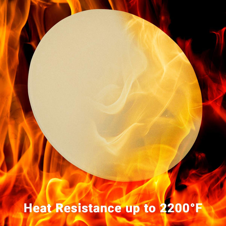 15" Round Pizza Stone for BBQ Oven Grill