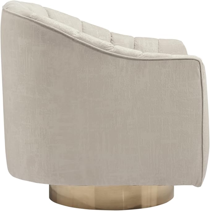 Signature Design by Ashley Penzlin Swivel Accent Chair, Beige