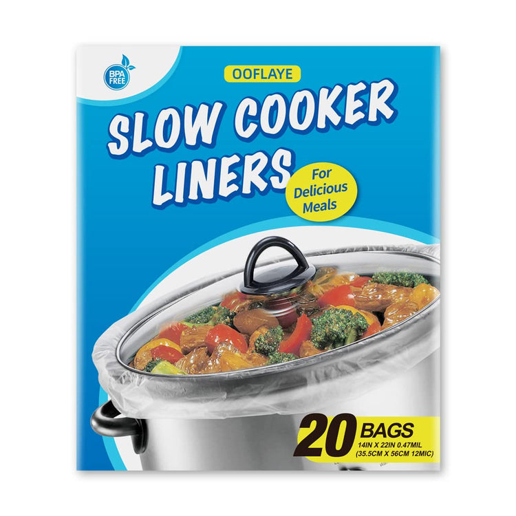 20 Counts Slow Cooker Liners and Cooking Bags