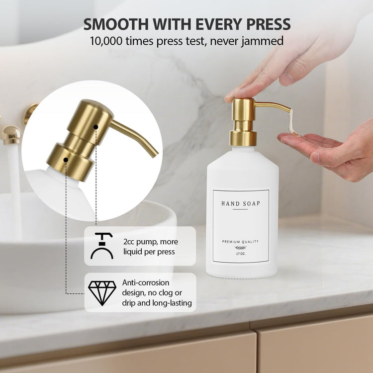 Gold Soap Dispenser Set (2 Count)