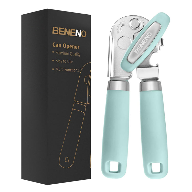 Heavy Duty Hand Can Opener Manual with Magnet Lid Remover