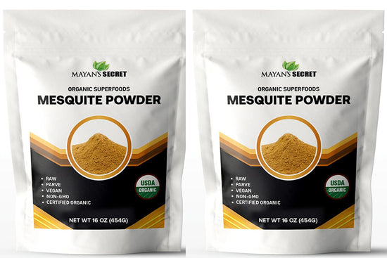Mesquite Powder USDA Certified Non GMO, Vegan Protein Superfood Natural Fiber - Perfect for Smoothies and Baking 16 Ounces (1 Pound (Pack of 2)) - Nestoria