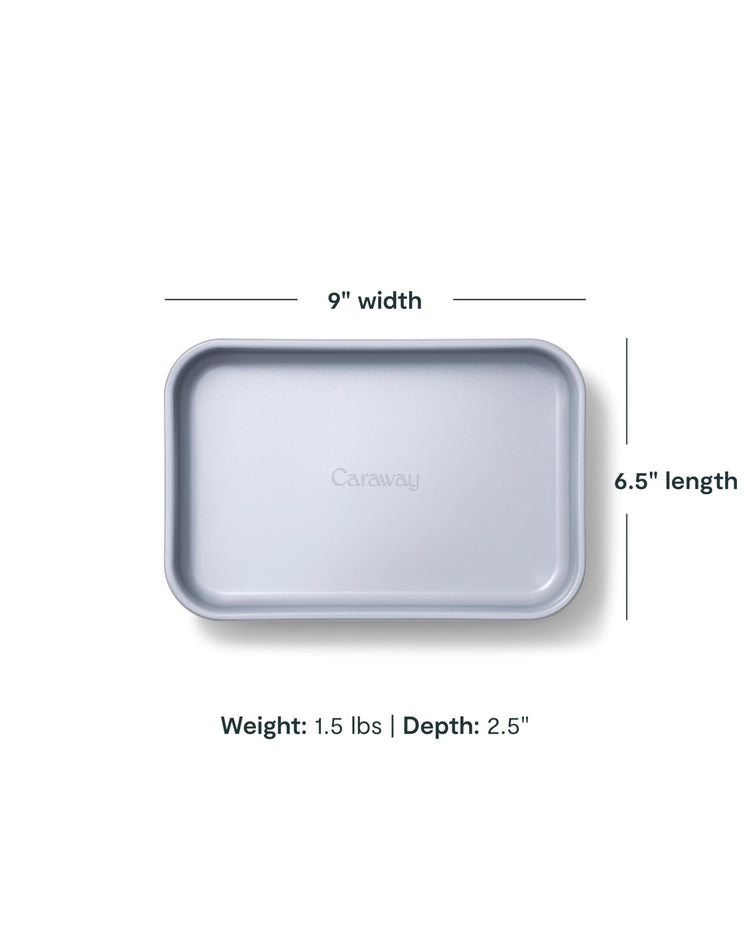 Non Stick 9" x 6.5" Small Rectangle Baking Pan Duo (2 Count)