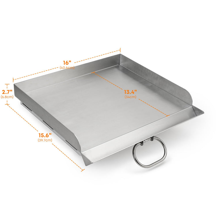 Stainless Steel Griddle for Camp Chef 14" Stove