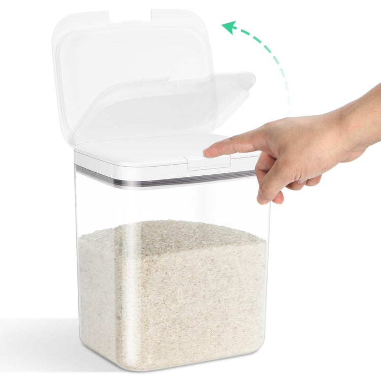11 Lbs Rice Storage Container 5.8Qt Flour Sugar Containers with Flip