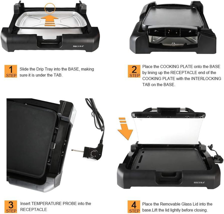 Smokeless Indoor Grill 1800