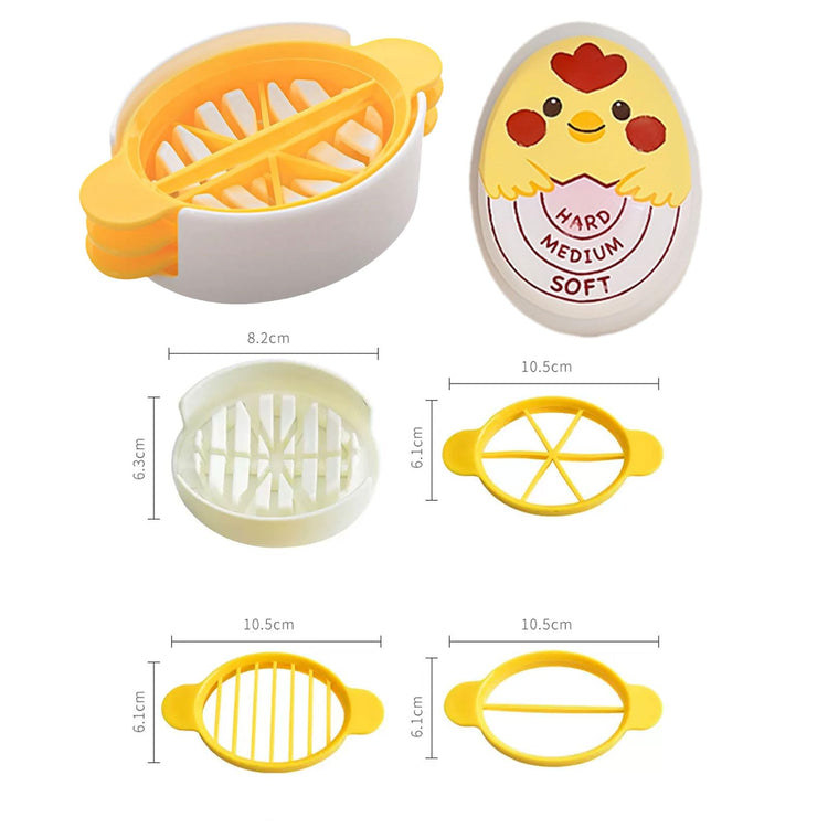 Creative kitchen Tools 3 in 1 Egg Slicer Set with