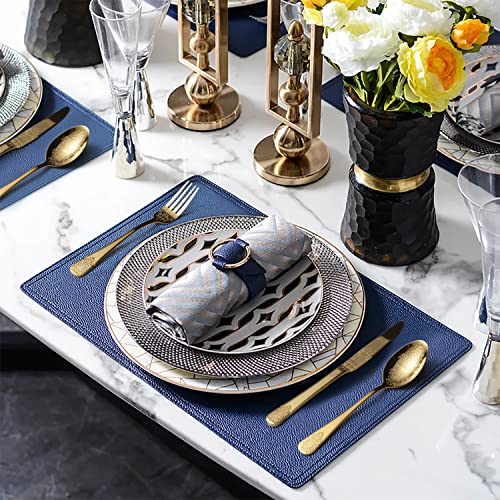 Gold Silverware Set 40 Pieces Stainless Steel Flatware Set Service for 8 Cutlery Utensil Sets Include Knives Forks Spoons for Kitchen Home Restaurant (4 Count)