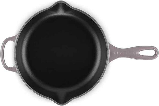 Le Creuset Enameled Cast Iron Signature Iron Handle Skillet, 9", Oyster