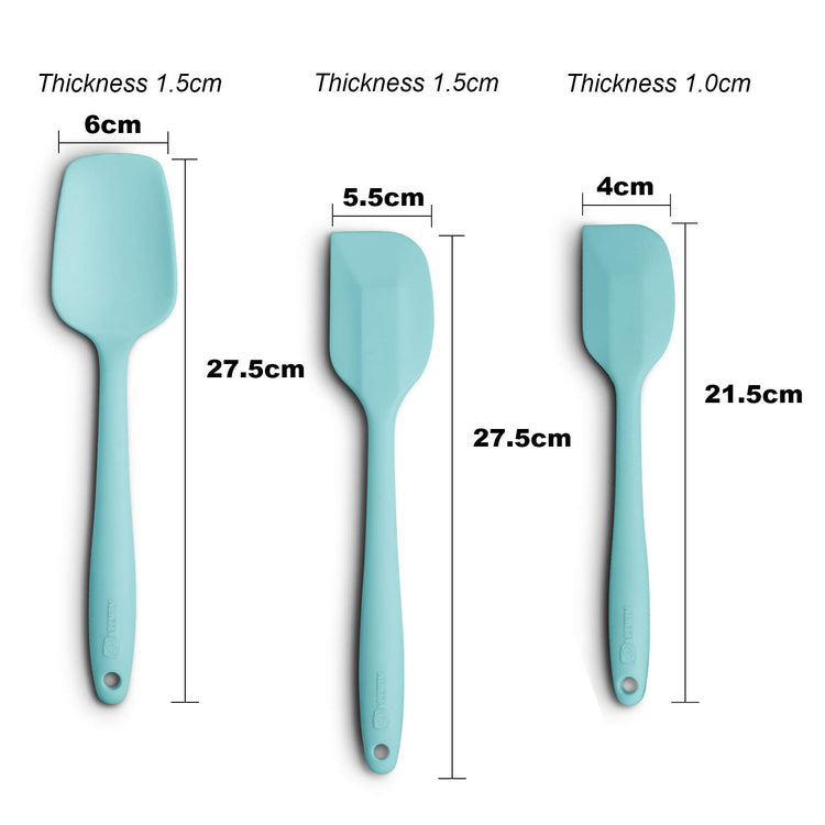 3 Piece Silicone Spatula Set