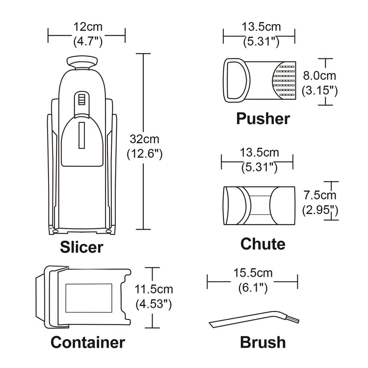 Safe Mandoline Slicer for Kitchen