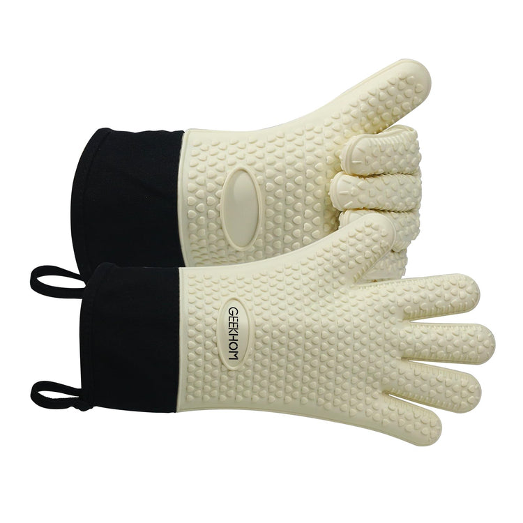 BBQ Gloves Heat Resistant Oven Mitts (2 Count)