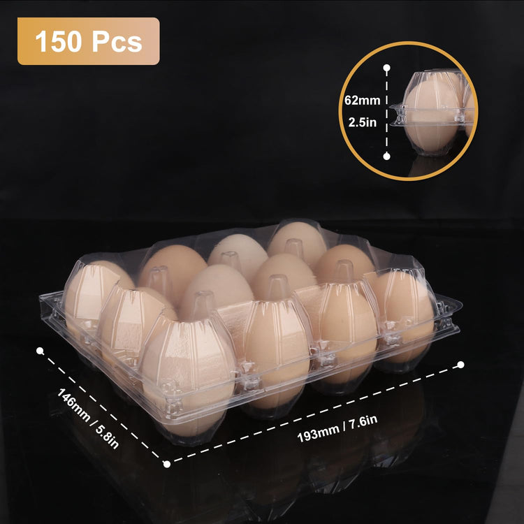 150 Pack Bulk Egg Cartons (150 Count)