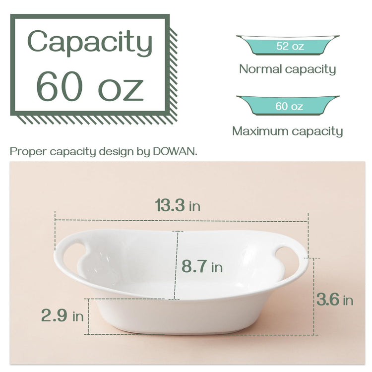 Large Serving Bowls with Handles