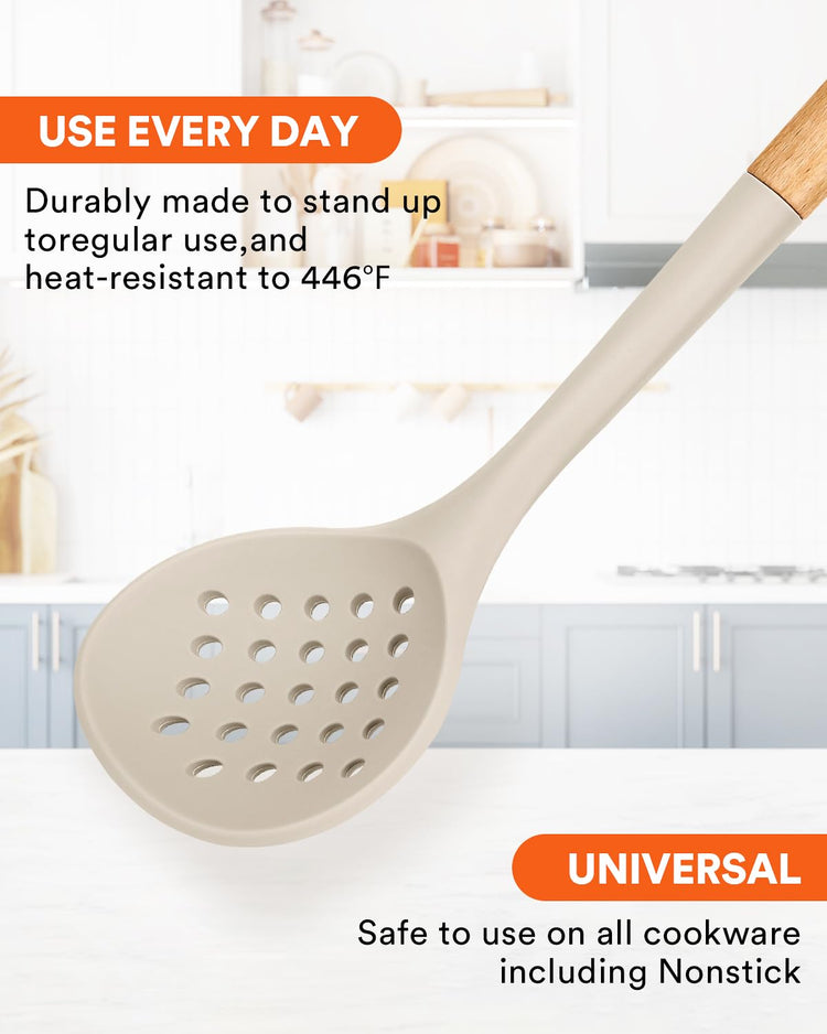 Silicone Kitchen Ladle Strainer