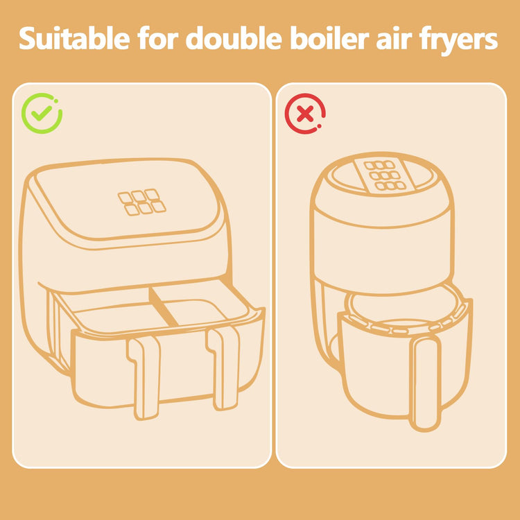 150 Pack 8.6x5.5" Air Fryer Liners