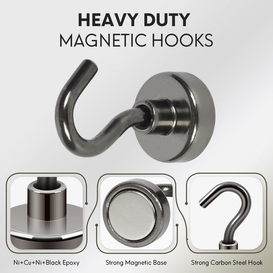 Magnetic Hooks (15 Count)
