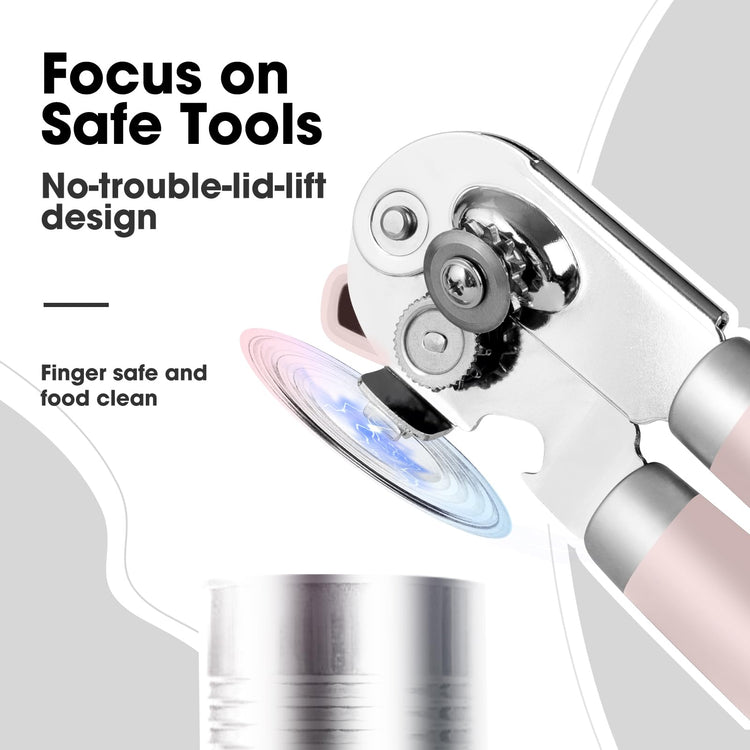 Heavy Duty Hand Can Opener Manual with Magnet