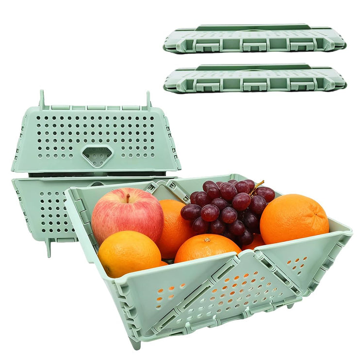 2 Pcs Collapsible Colanders Foldable Strainers