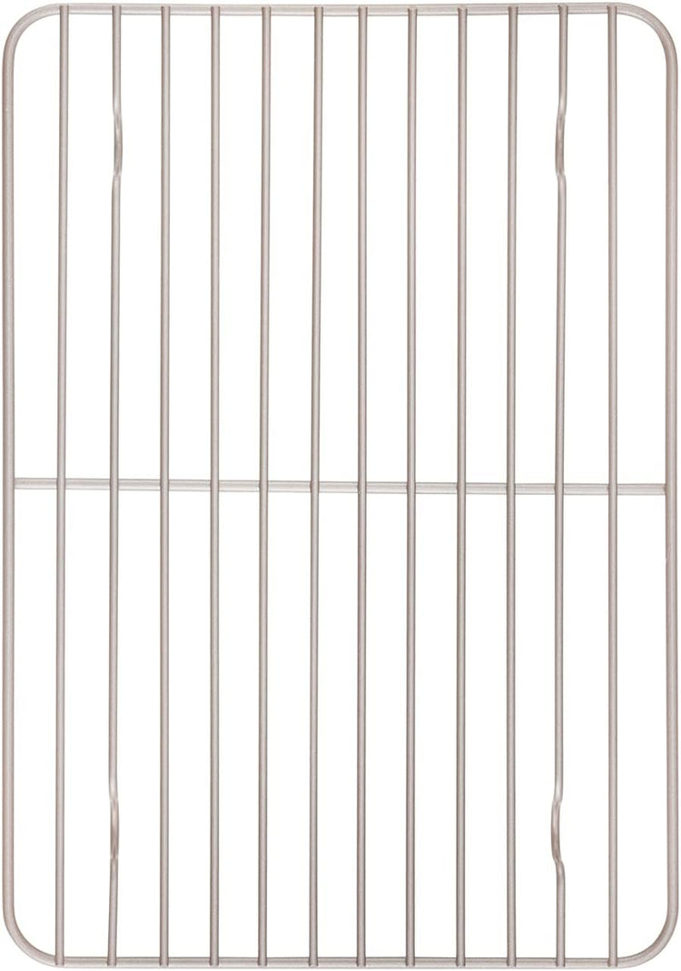 CHEFMADE Baking and Cooling Rack, 12.2-Inch Non-Stick Rectangle Wire Rack for Oven Baking (Champagne Gold)