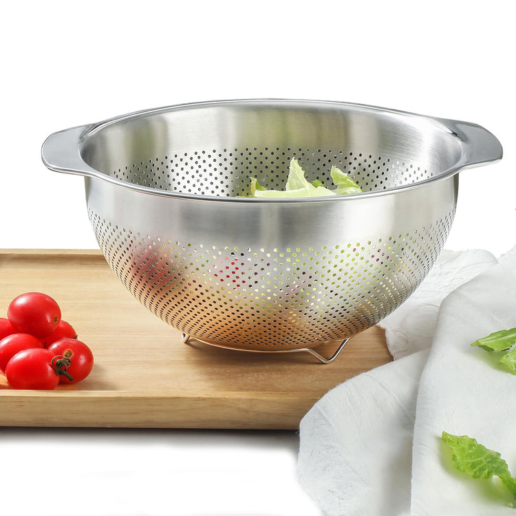 18 8 Stainless Steel Microwell Colander