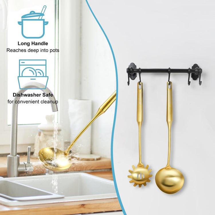 Gold Soup Ladle