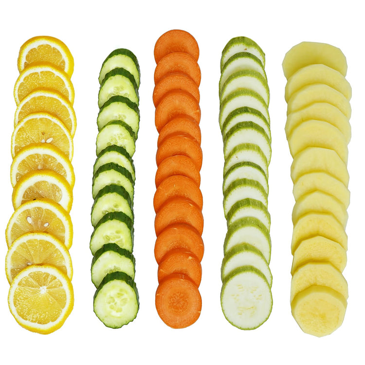 Upgraded Mandoline Slicer for Kitchen &Safe Vegetable Chopper 5 in 1 & Adjustable Mandoline Slicer