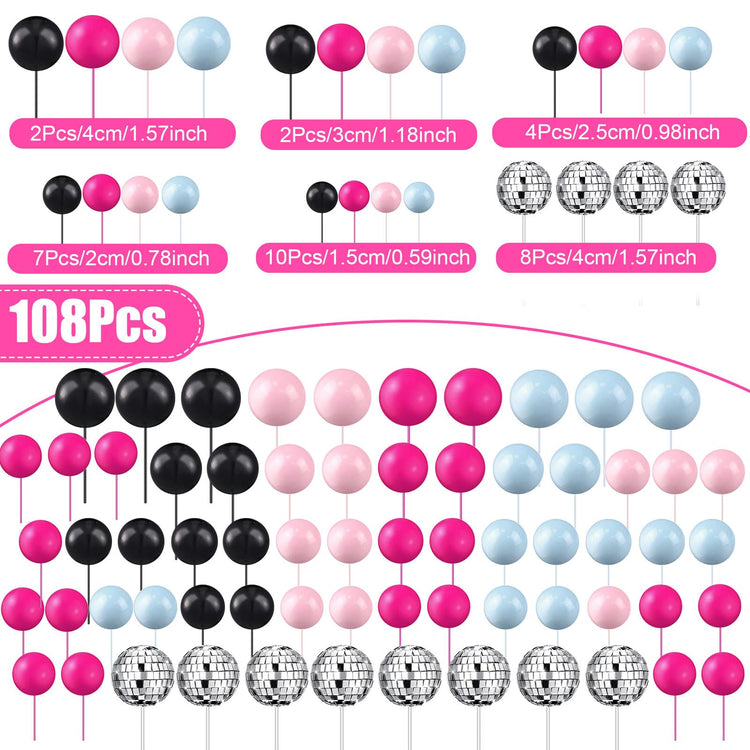 Balls Cake Topper (108 Count)