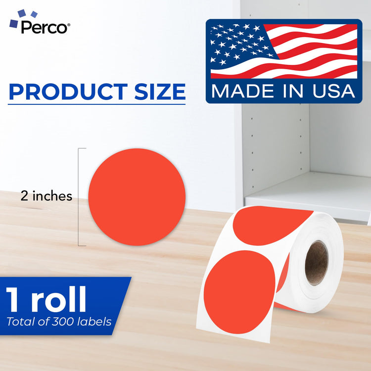 Red Thermal Labels (300 Count)