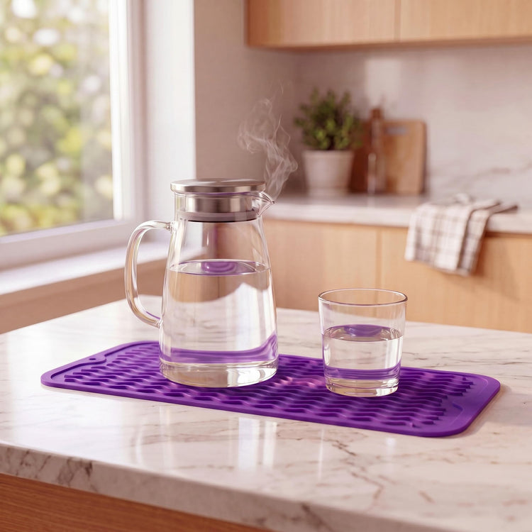 Silicone Dish Drying Mat for Multiple Usage