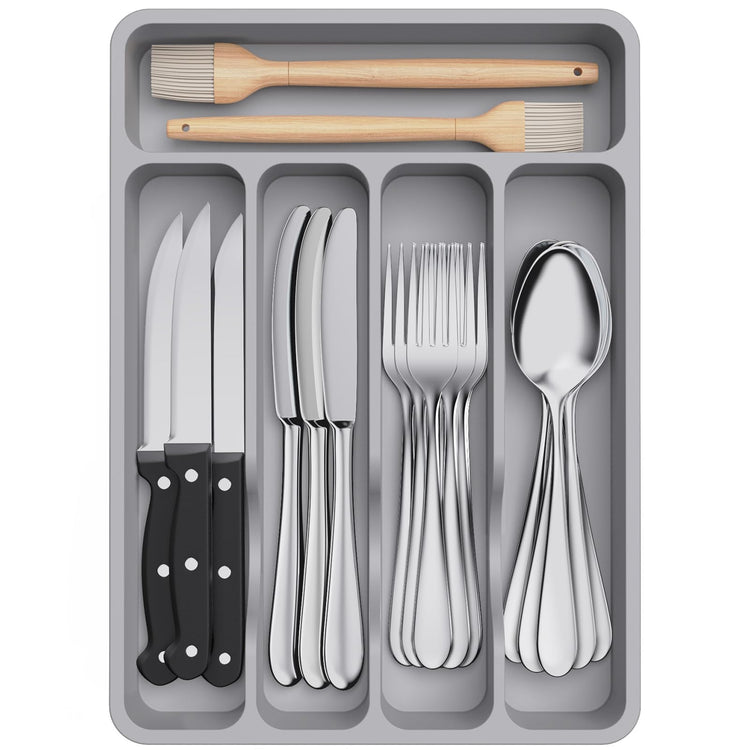 Silverware Drawer Organizer Tray