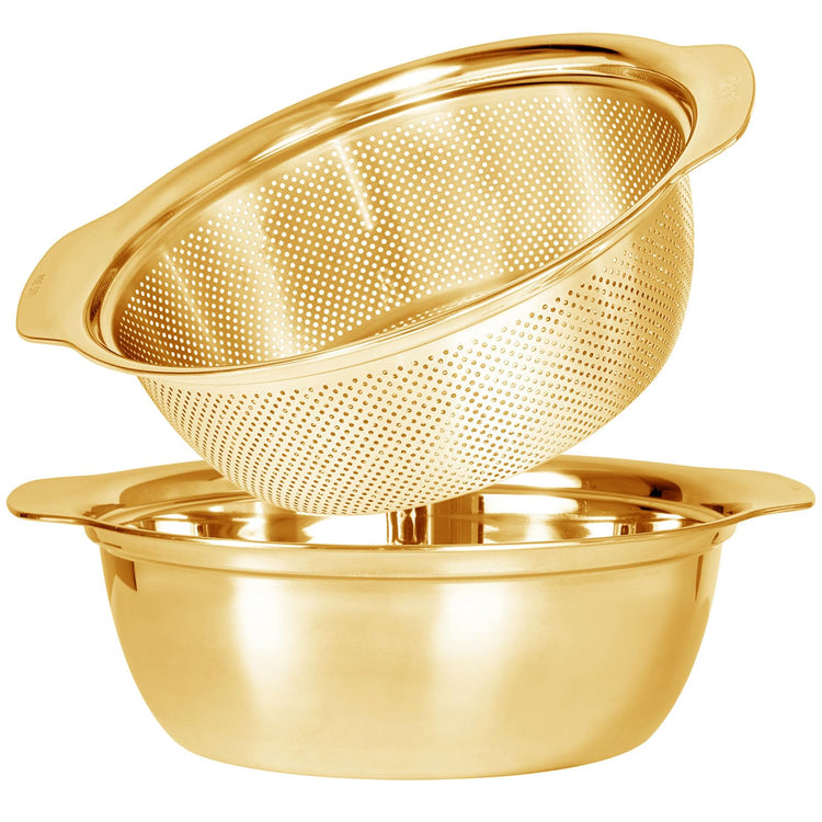 304 Stainless Steel Fine Mesh Colander Set