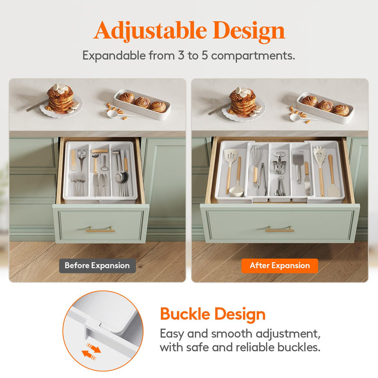 Utensil Organizer for Kitchen Drawers
