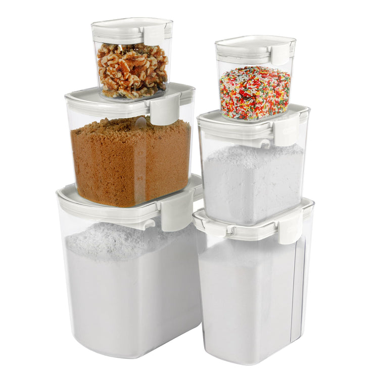 ProKeeper Baker's Airtight Kitchen Storage Canister Container Set for Flour