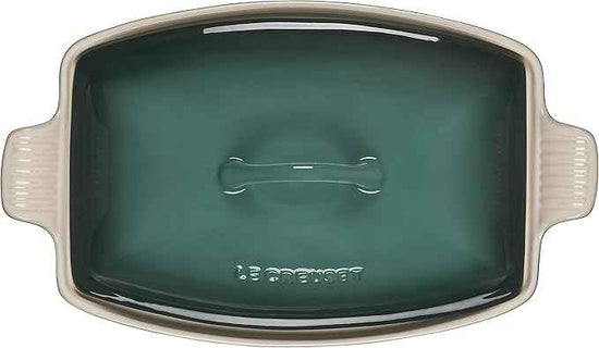 Le Creuset Heritage Stoneware Deep Baker with Lid, 4.5 qt., Artichaut