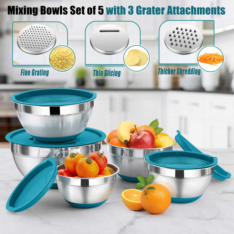 Mixing Bowls with Lid Set