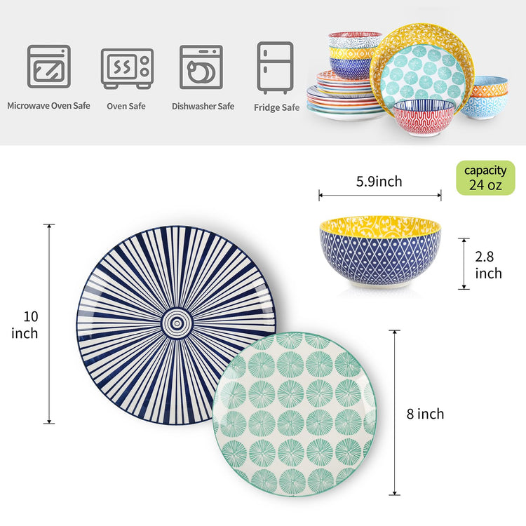Ceramic Dinnerware Sets for 6
