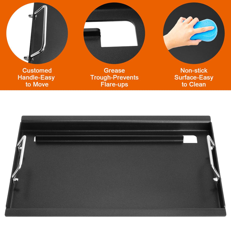 17" Flat Top Griddle for Charbroil Performance 4
