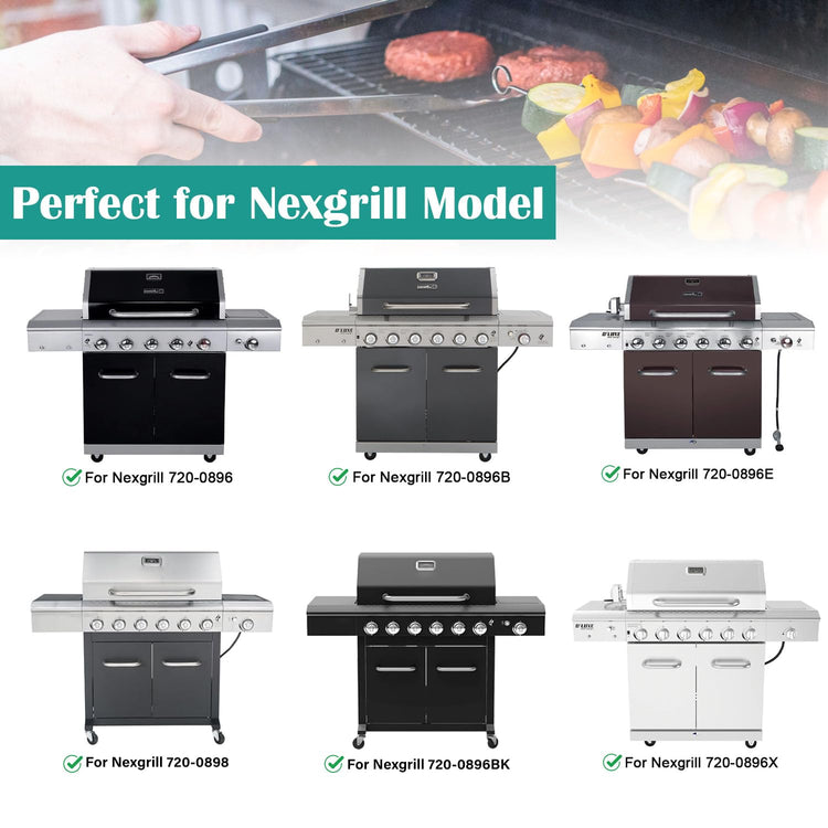 Full Size Griddle Inserts for Home Depot Nexgrill 6 Burner