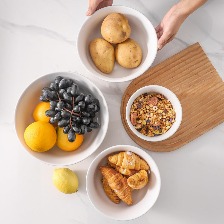 Ceramic Serving Bowls Set of 4 (4 Count)