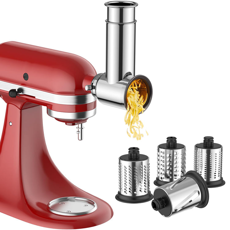 Stainless Steel Slicer Shredder Attachment for KitchenAid Mixer